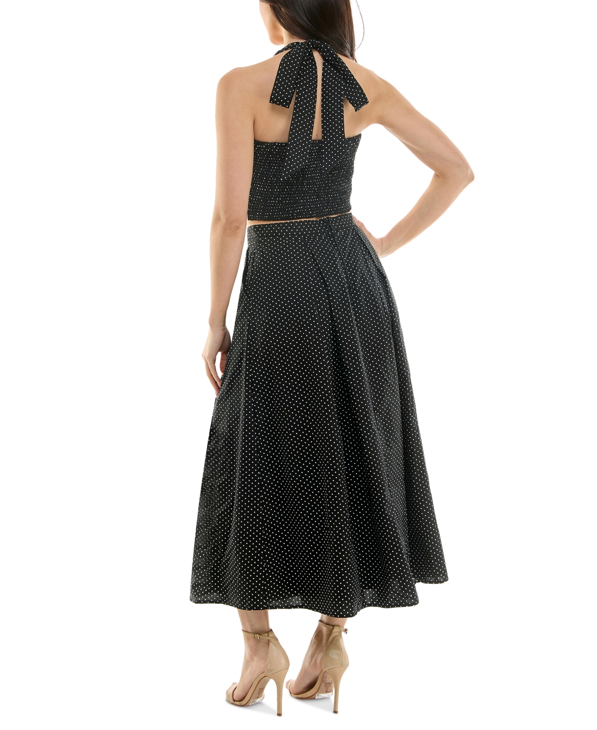 KATIA RAE JUNIORS' 2-PC. POLKA-DOT COTTON DRESS SET, CREATED FOR MACY'S 