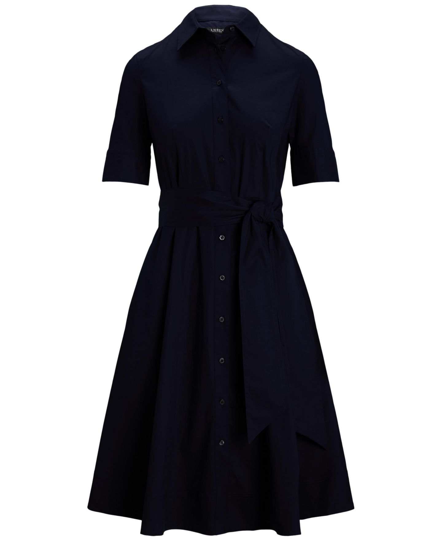 Женское платье Lauren Ralph Lauren Cotton Shirtdress, цвет: Тёмно-синий — фото 5