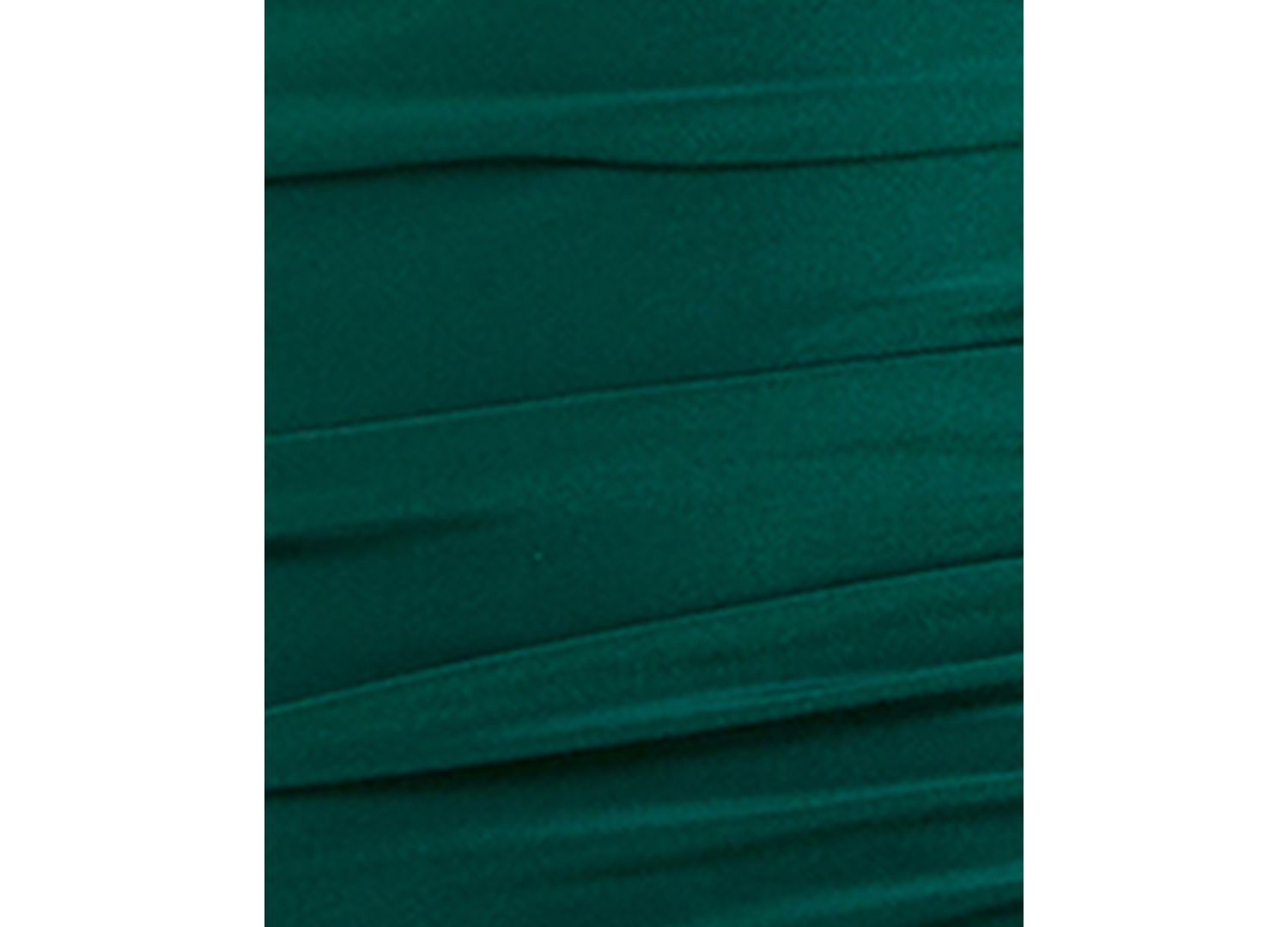 Juniors' Sleeveless Ruched Satin Gown with High Slit