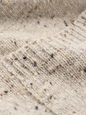 Women's Warm Cardigan with Fair Isle Pattern, Boyfriend Fit