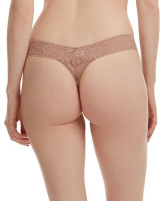 Women's Daily Lace Low Rise Thong Underwear 3 Pack