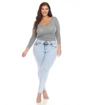 Plus Size Stretch Denim Jeans