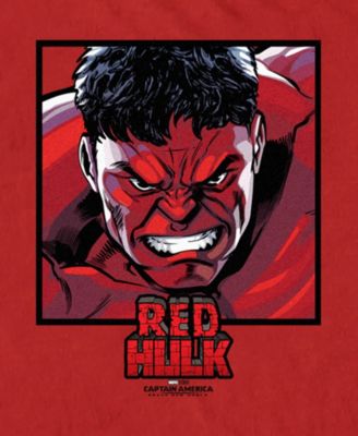 Men's Anger Red Square Short Sleeve T-Shirt