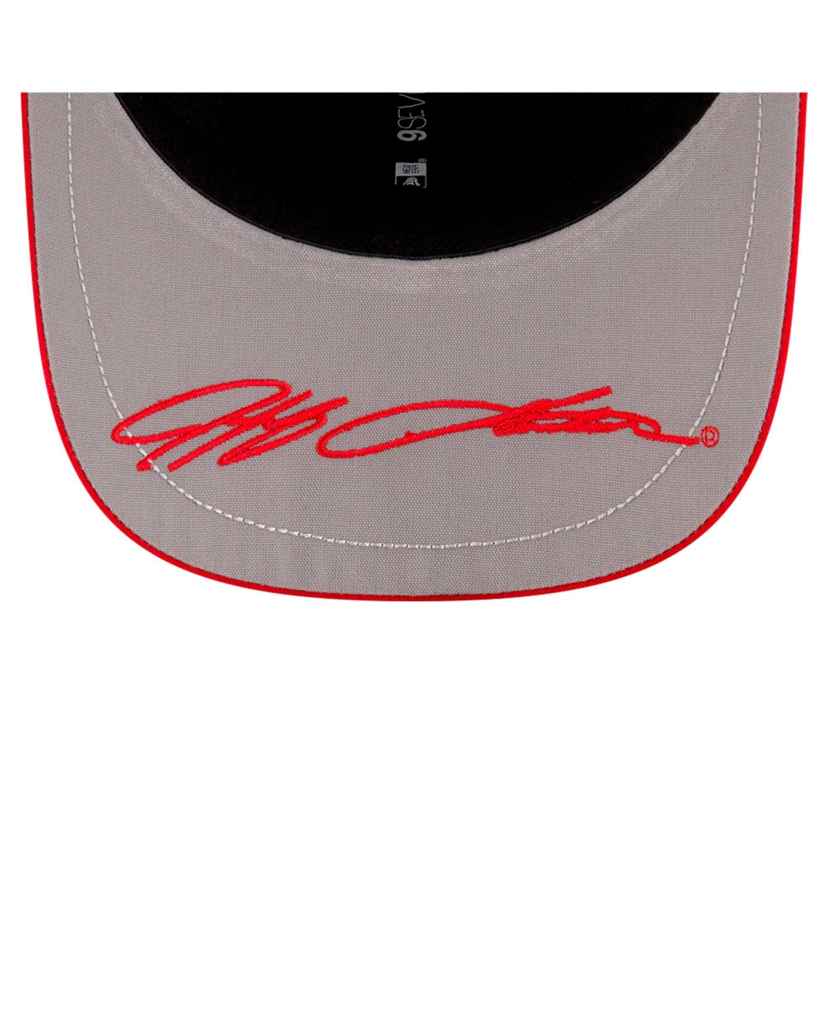 New Era Men's Black/Scarlet Jeff Gordon DuPont Flames 9SEVENTY Stretch-snap Hat