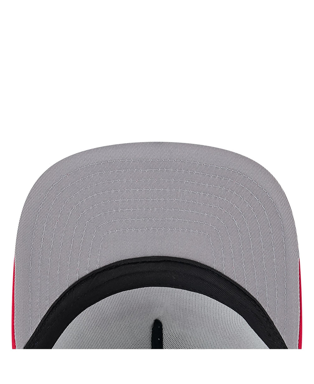 New Era Men's Black Kyle Busch 9fifty A-frame Retro Script Snapback Hat In Black