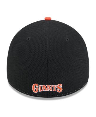 Men's Black/Orange San Francisco Giants 2025 MLB Clubhouse 39THIRTY Flex Hat