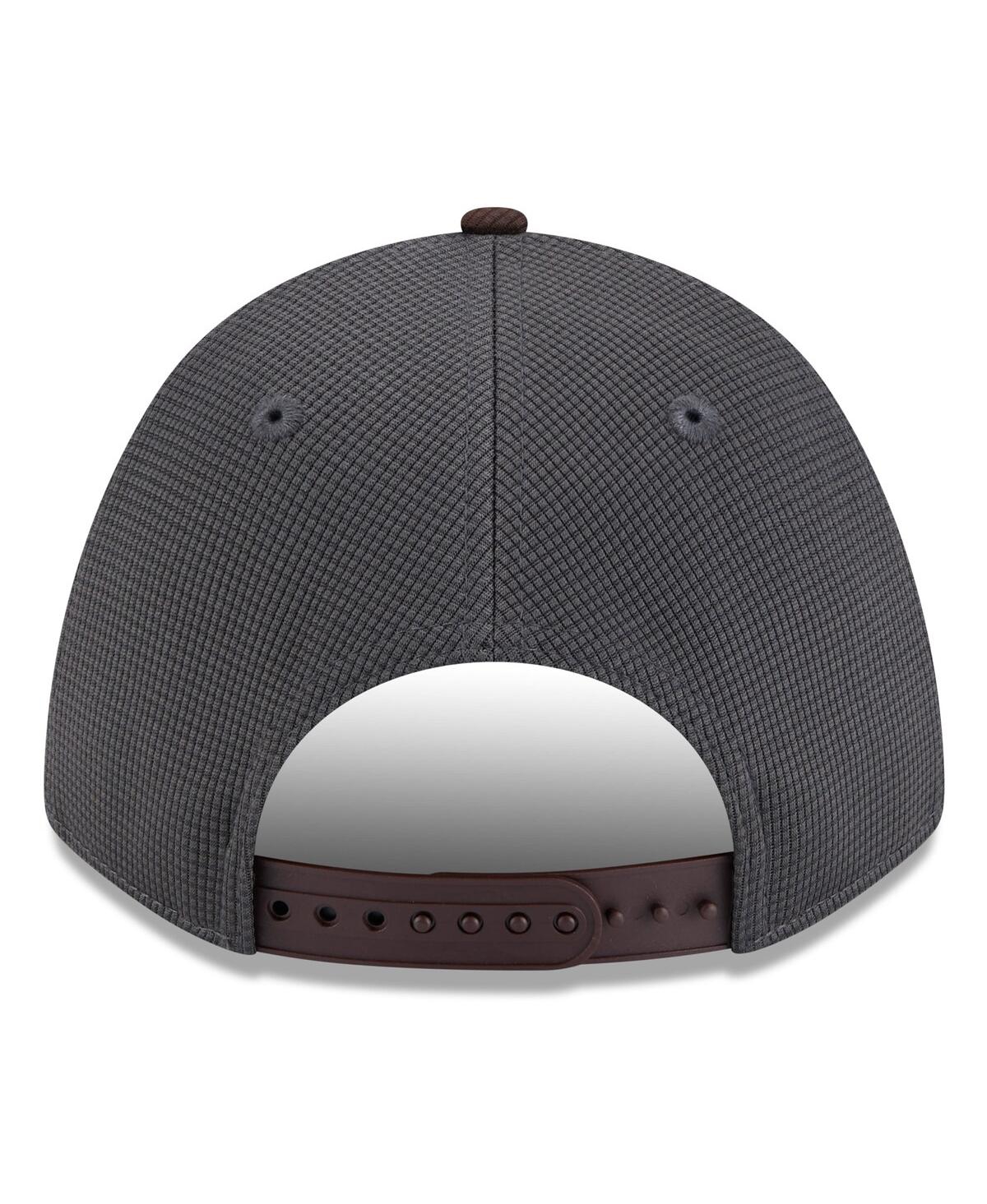 New Era Men's Gray/brown San Diego Padres 2025 Batting Practice 9forty M-crown Adjustable Hat In Gray,brown