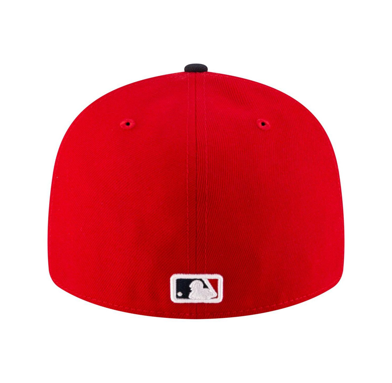 Men's Red/Black Cleveland Guardians Authentic Collection On-Field Low Profile 59FIFTY Fitted Hat