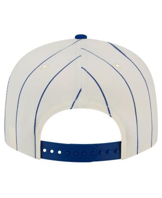 Men's White Atlanta Braves Jersey Pinstripe 9FIFTY Snapback Hat