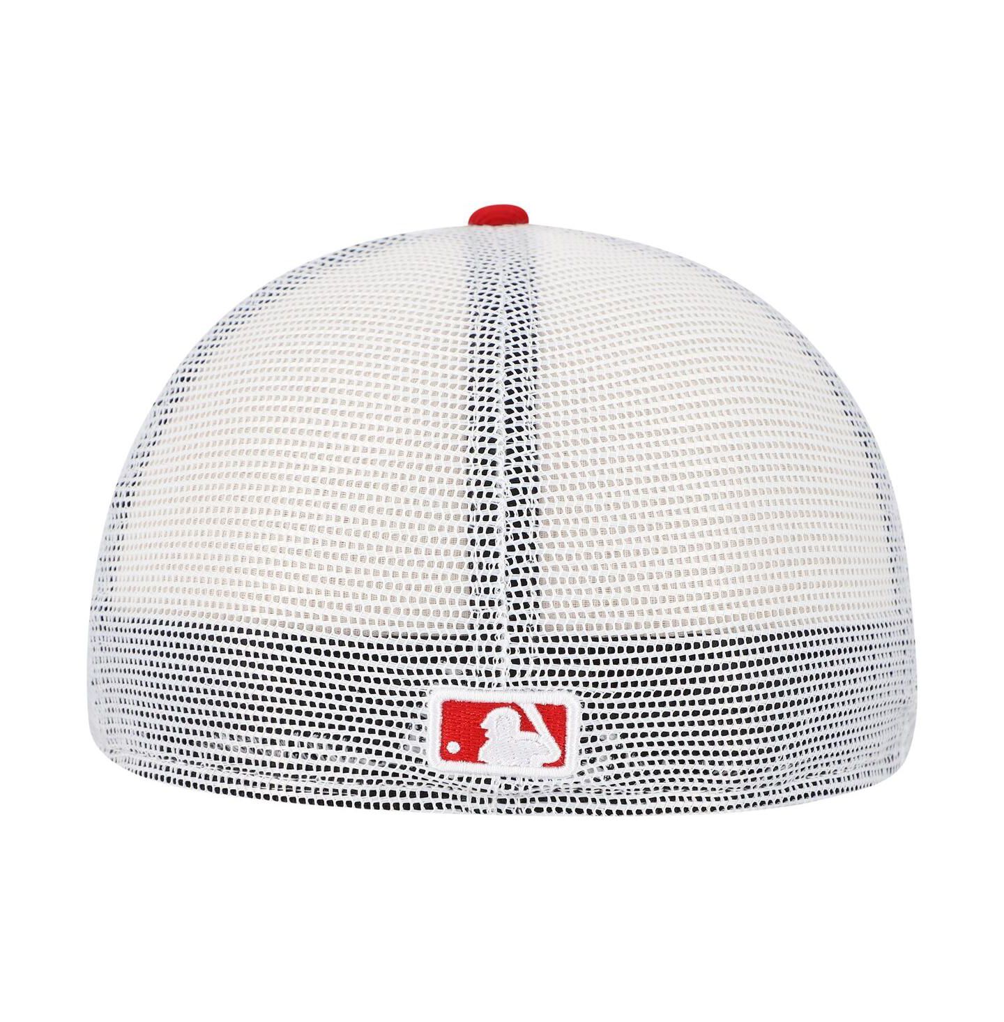 Мужская кепка New Era Red St. Louis Cardinals Team Color 59FIFTY Trucker Fitted Hat — фото 3