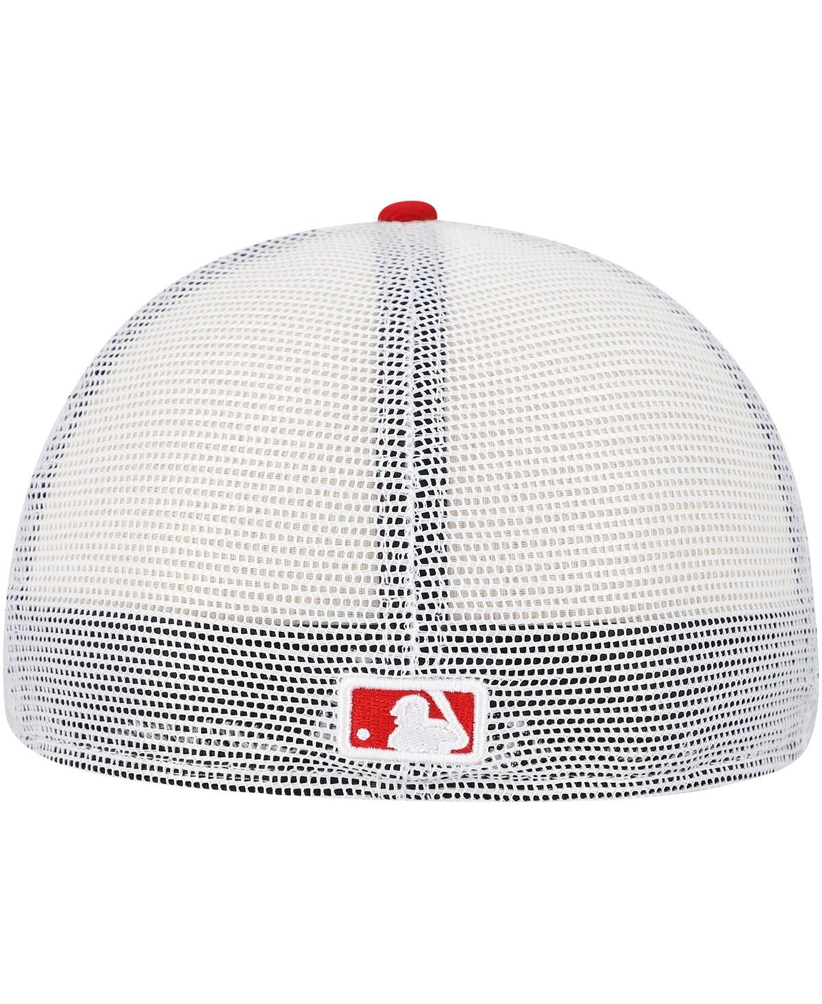 New Era Men's Red St. Louis Cardinals Team Color 59fifty Trucker Fitted Hat In Red
