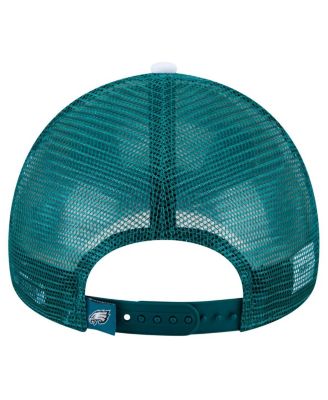 Preschool Midnight Green Philadelphia Eagles Sport Night Color Block 9FORTY A-Frame Trucker Adjustable Hat