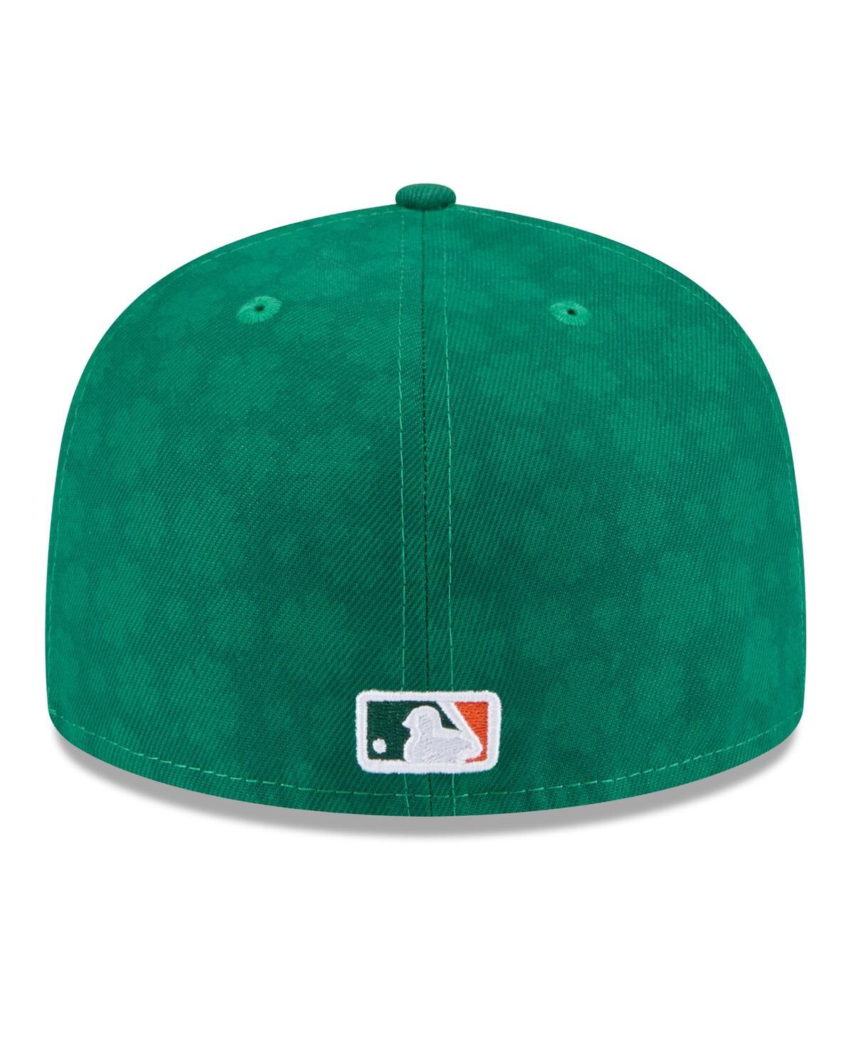 Shop New Era Men's Kelly Green Los Angeles Angels St. Patrick's Day 59fifty Fitted Hat