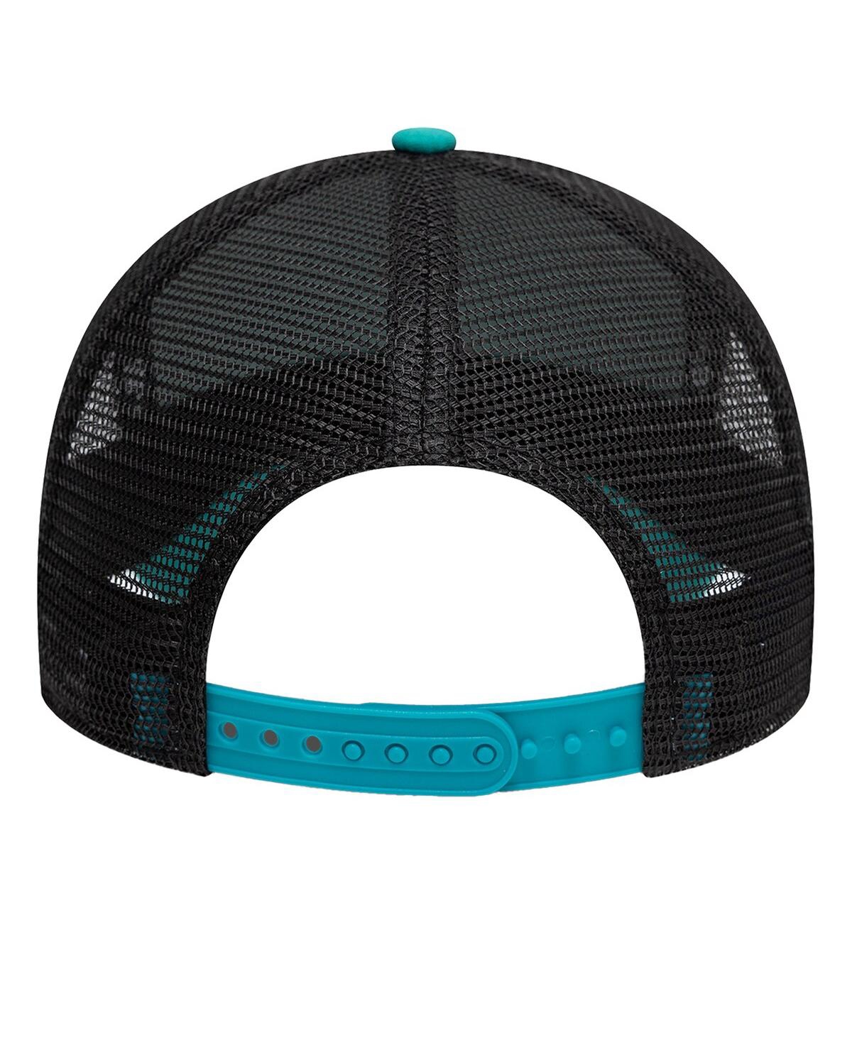 New Era Men's Turquoise Tottenham Hotspur Trucker Adjustable Hat In Turquoise
