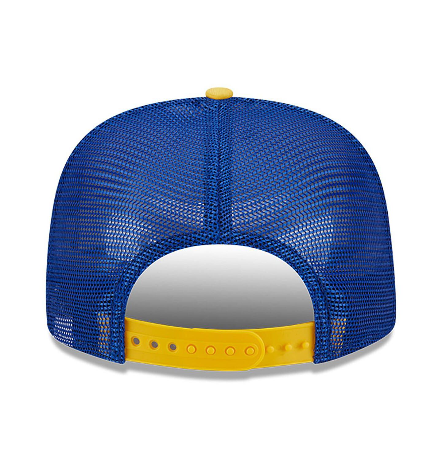 Мужская кепка New Era Blue Chase Elliott 9FIFTY A-Frame Retro Script Snapback Hat — фото 3