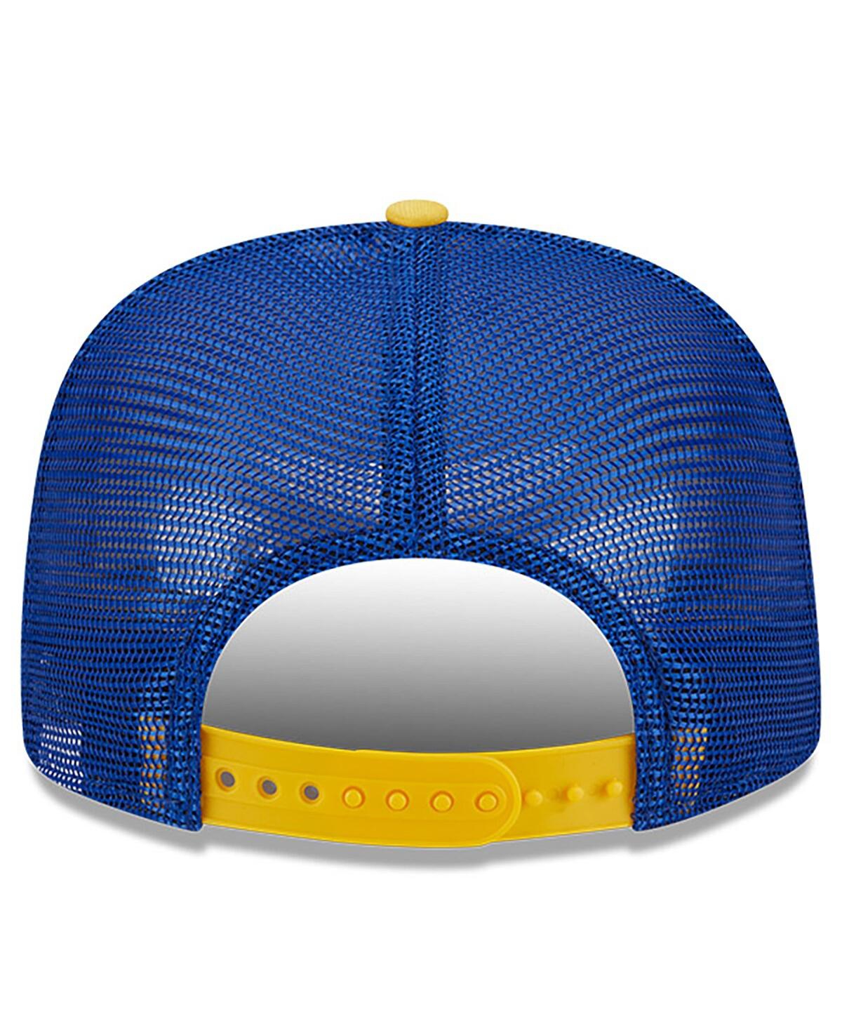 New Era Men's Blue Chase Elliott 9fifty A-frame Retro Script Snapback Hat In Blue