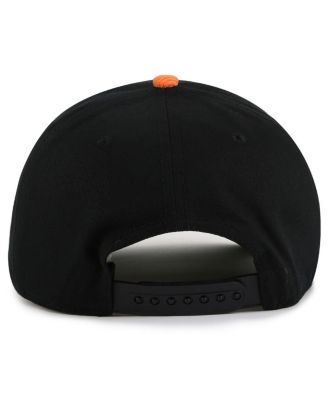 Men's Black/Orange Philadelphia Flyers Burnett Adjustable Hat