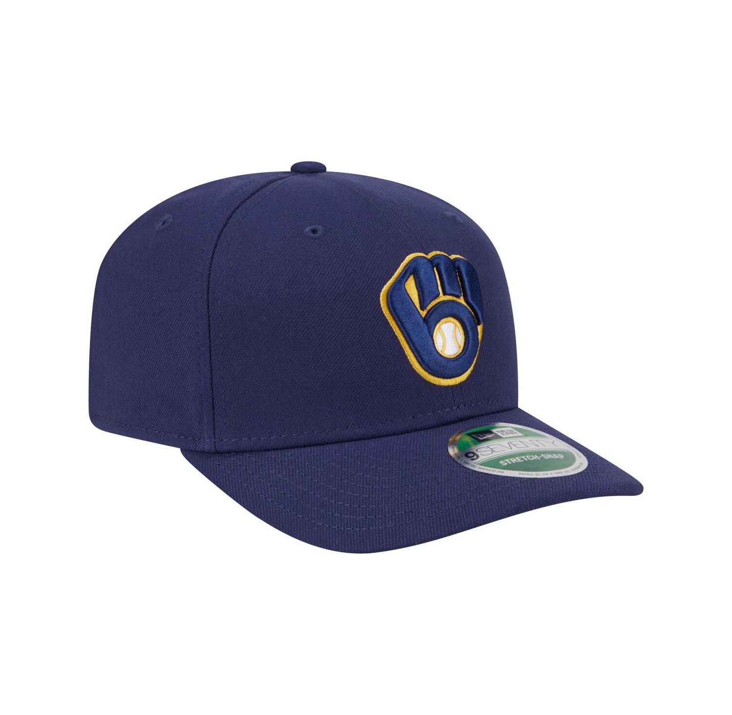 Men's Navy Milwaukee Brewers Player Replica 9SEVENTY Adjustable Hat