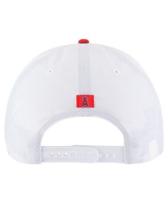 Men's White Los Angeles Angels Lineman Hitch Adjustable Hat