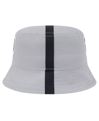 Men's Gray Las Vegas Raiders Helmet Bucket Hat