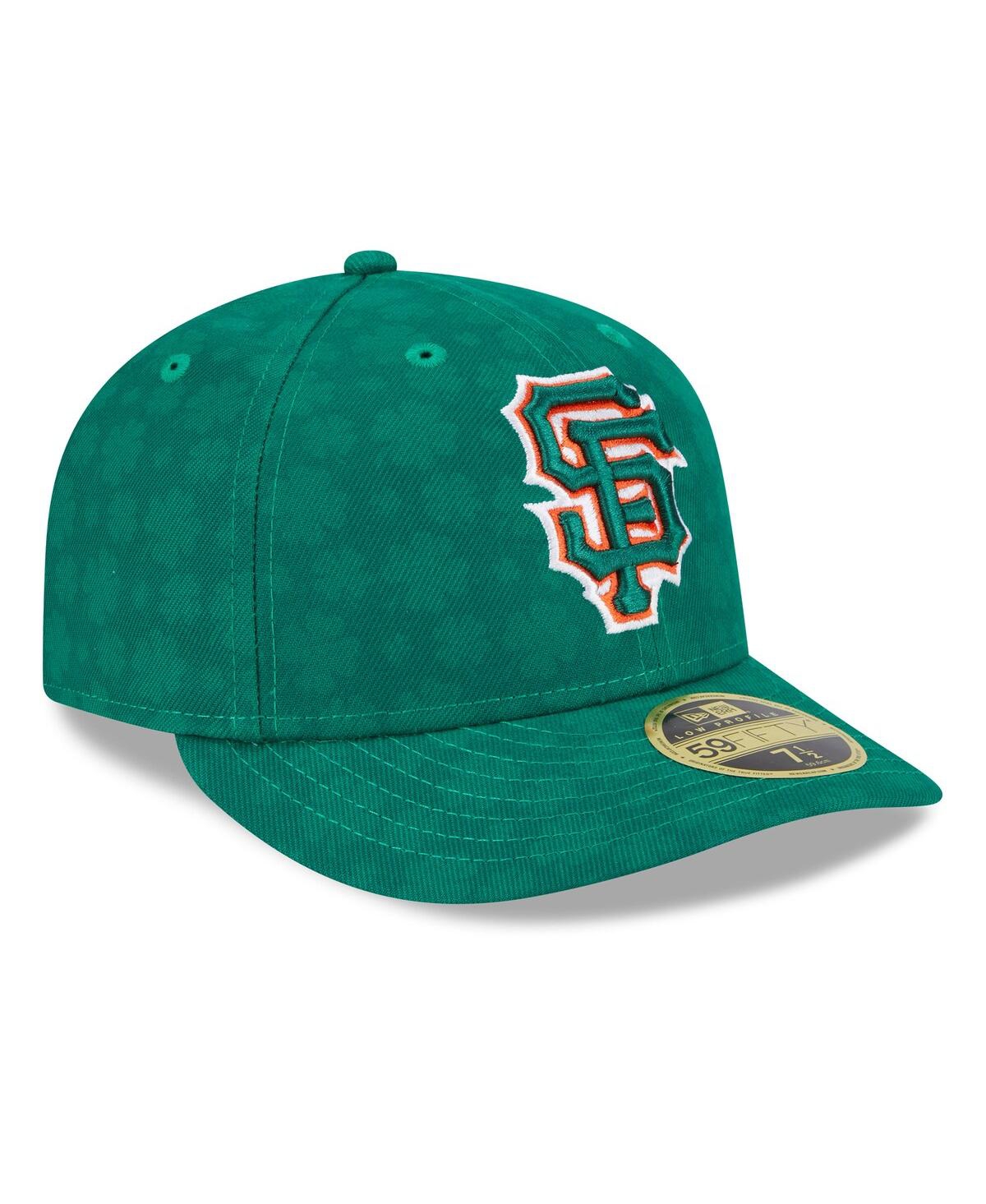 New Era Men's Kelly Green San Francisco Giants St. Patrick's Day Low Profile 59fifty Fitted Hat In Kelly Green
