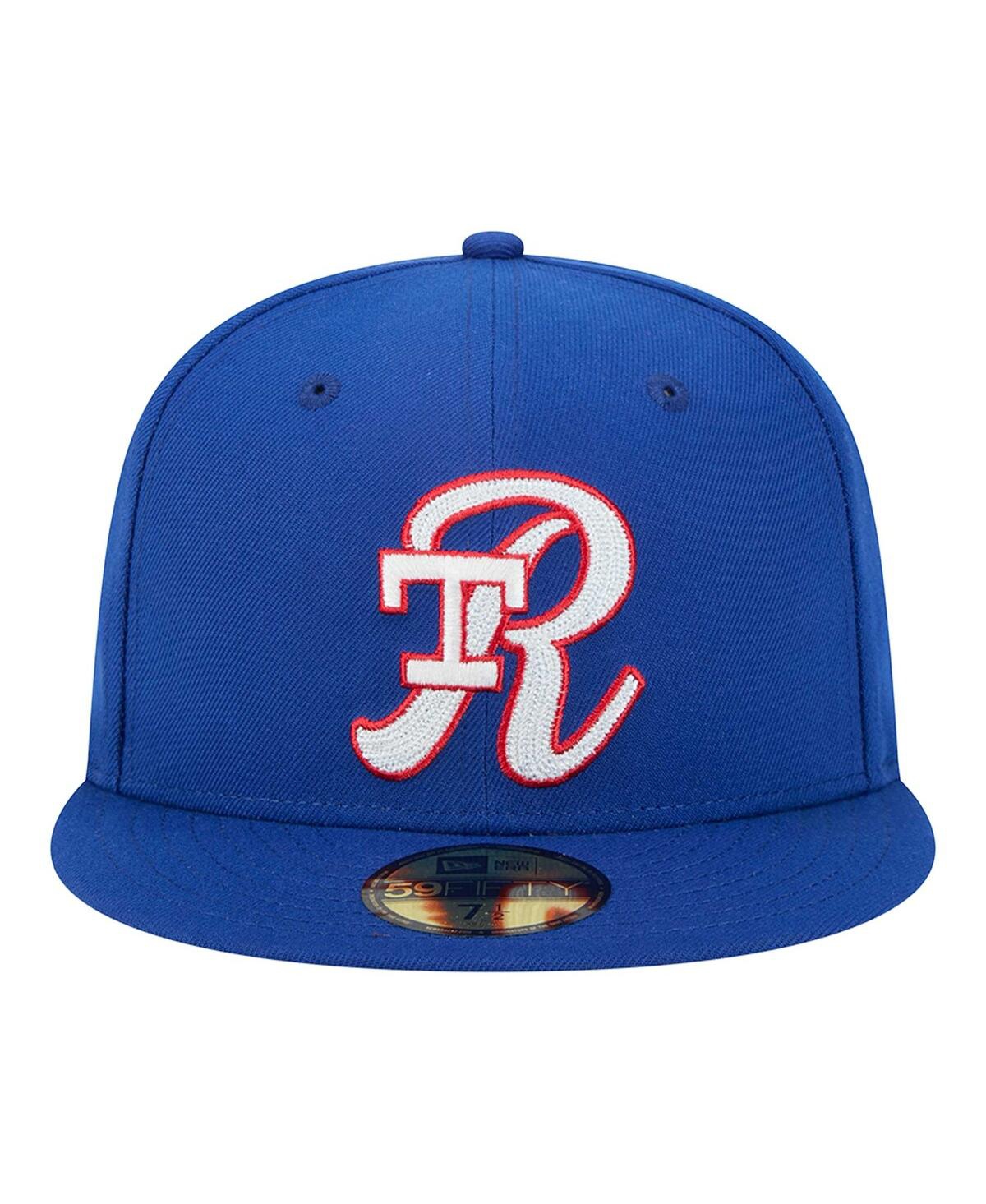 New Era Men's Royal Texas Rangers Duo Logo 2.0 59fifty Fitted Hat In Royal