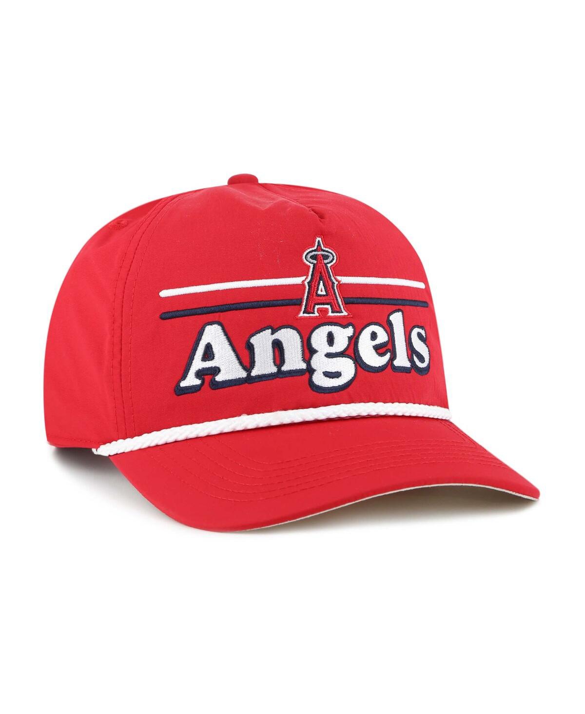 47 Brand Men's Red Los Angeles Angels Campscape Hitch Adjustable Hat In Red