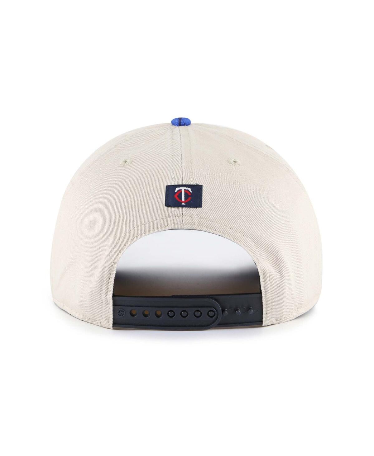 47 Brand Men's Cream/navy Minnesota Twins Fiji Rope Hitch Adjustable Hat In Cream,navy