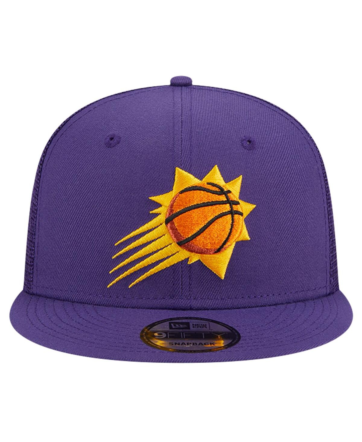 NEW ERA MEN'S PURPLE PHOENIX SUNS MESHBACK 9FIFTY SNAPBACK HAT 