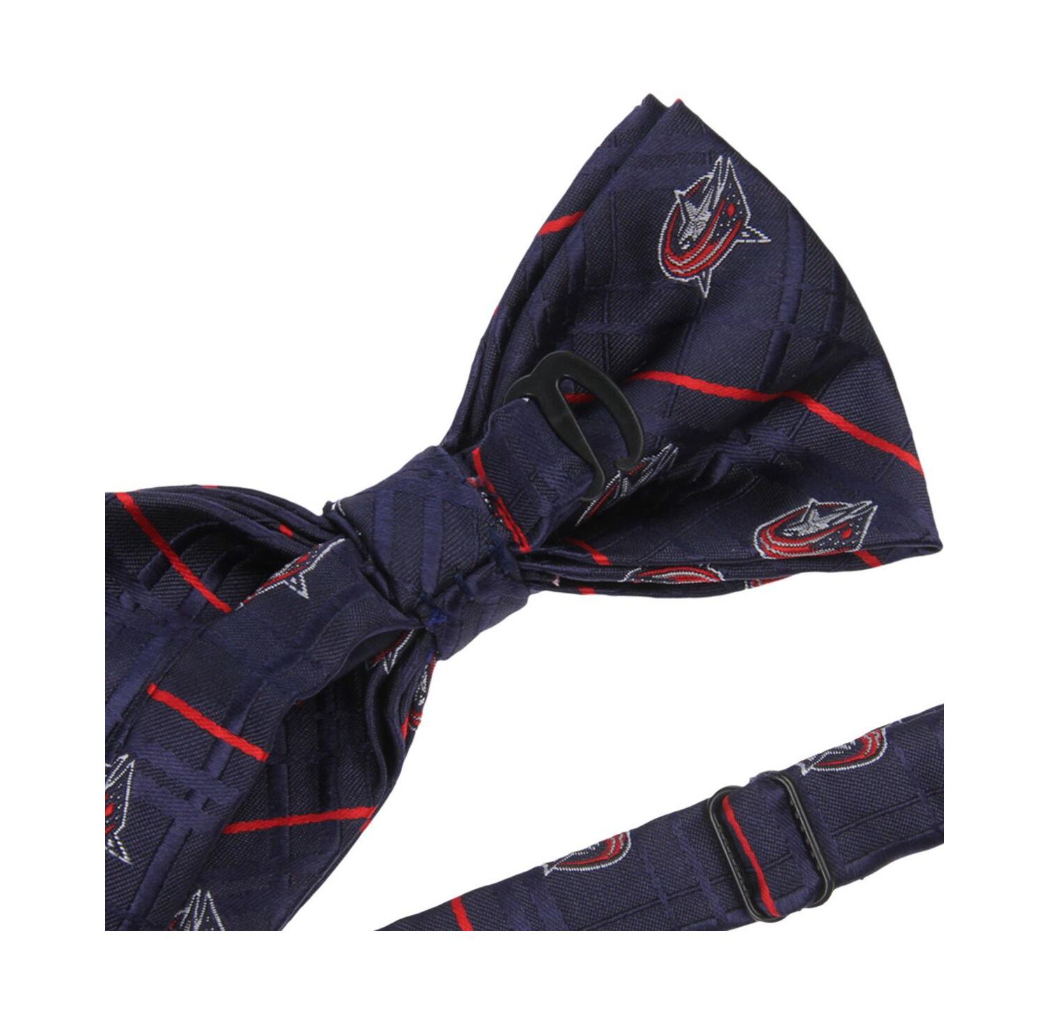 Men's Navy Columbus Blue Jackets Oxford Bow Tie
