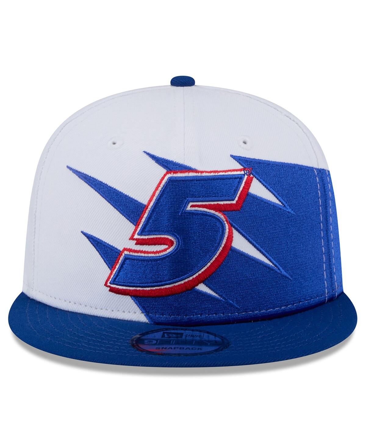 New Era Men's Blue Kyle Larson Jagged 9fifty Snapback Hat In Blue
