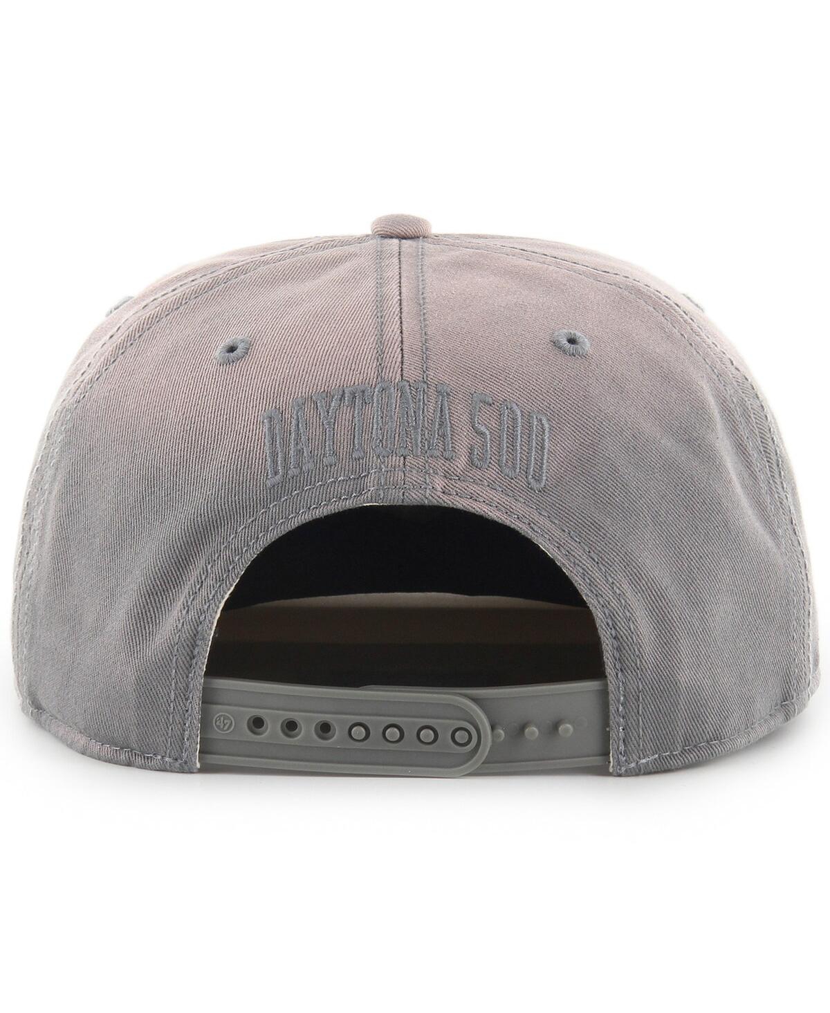 47 Brand Men's Gray 2025 Daytona 500 Sebasco Captain Snapback Hat In Gray