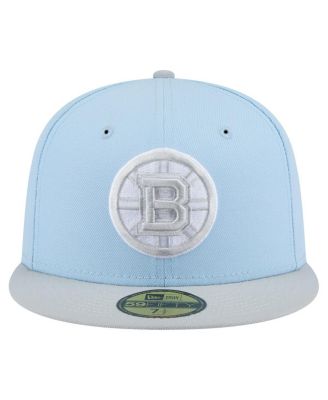 Men's Light Blue/Gray Boston Bruins Color Pack Two-Tone 59FIFTY Fitted Hat