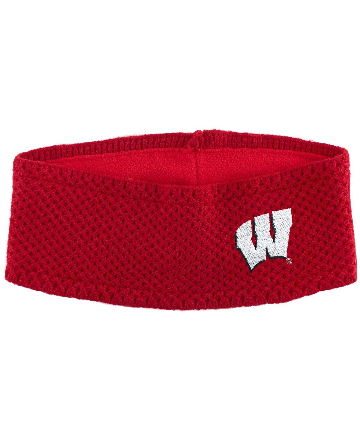 Red Wisconsin Badgers Fashion Knit Headband - Red