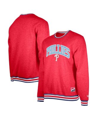 New Era - Men's Red Philadelphia Phillies Father's Day Pullover Sweatshirt