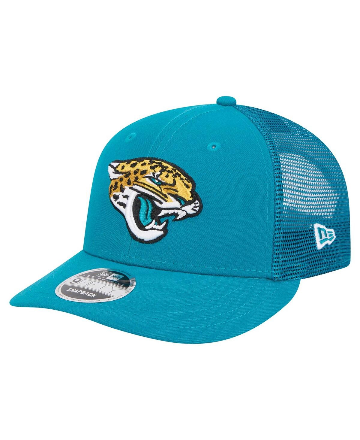 NEW ERA MEN'S TEAL JACKSONVILLE JAGUARS LOW PROFILE 9FIFTY SNAPBACK HAT 