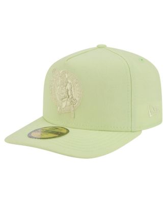 New Era - Men's Green Boston Celtics Colorpack A-Frame Pinch Front 59FIFTY Fitted Hat