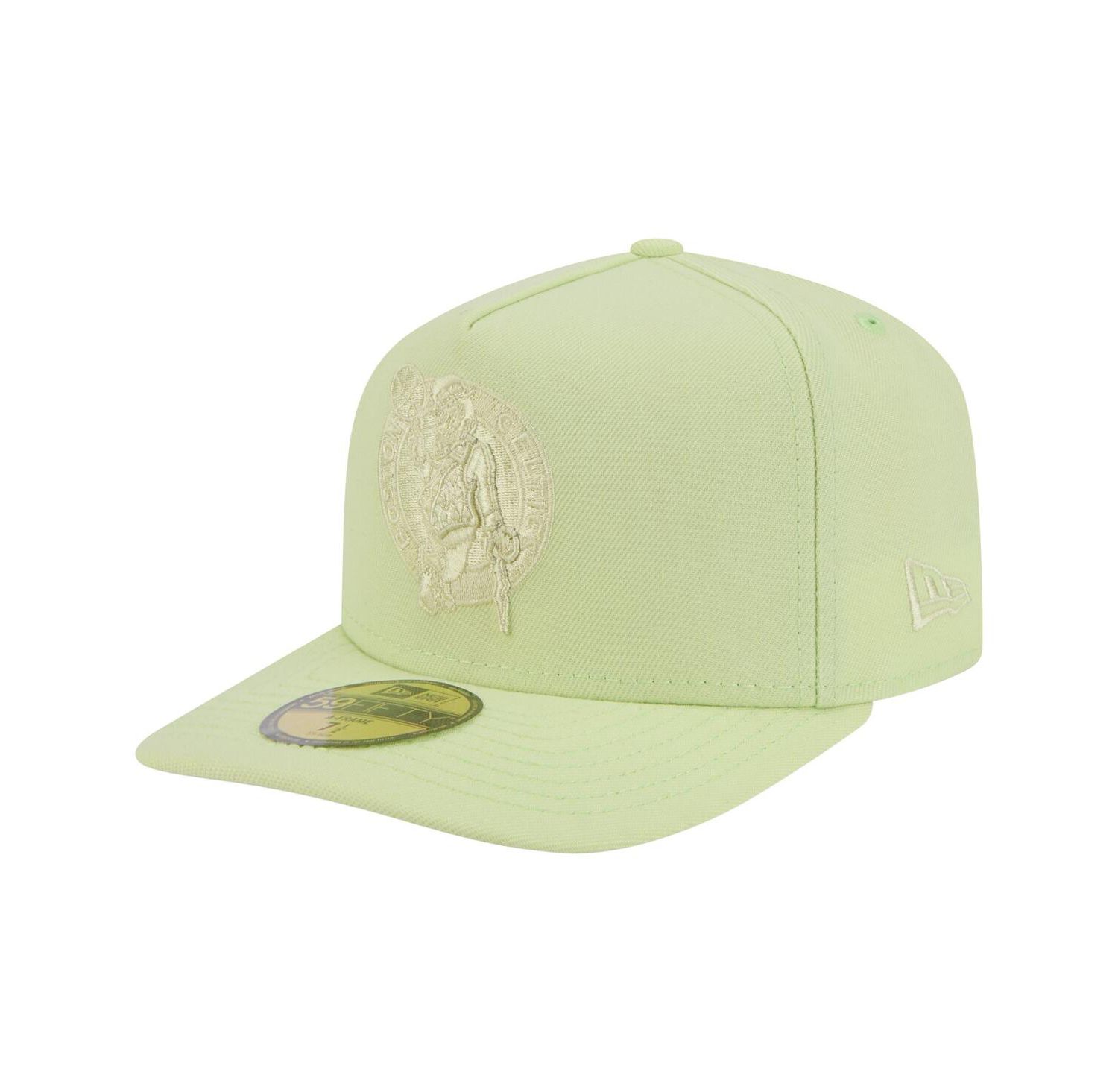 Men's Green Boston Celtics Colorpack A-Frame Pinch Front 59FIFTY Fitted Hat