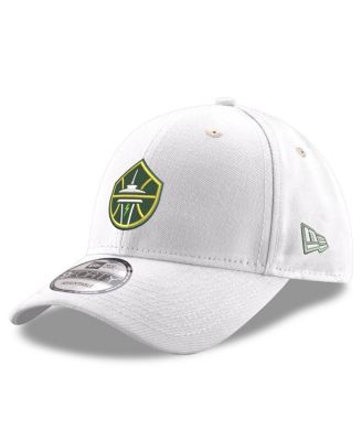 New Era - Men's White Seattle Storm Primary Logo 9FORTY Adjustable Hat
