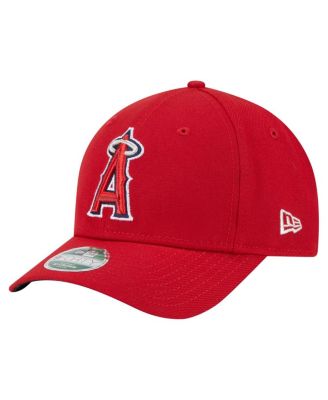 New Era - Big Boys and Girls Red Los Angeles Angels Player Replica 9FORTY Adjustable Hat