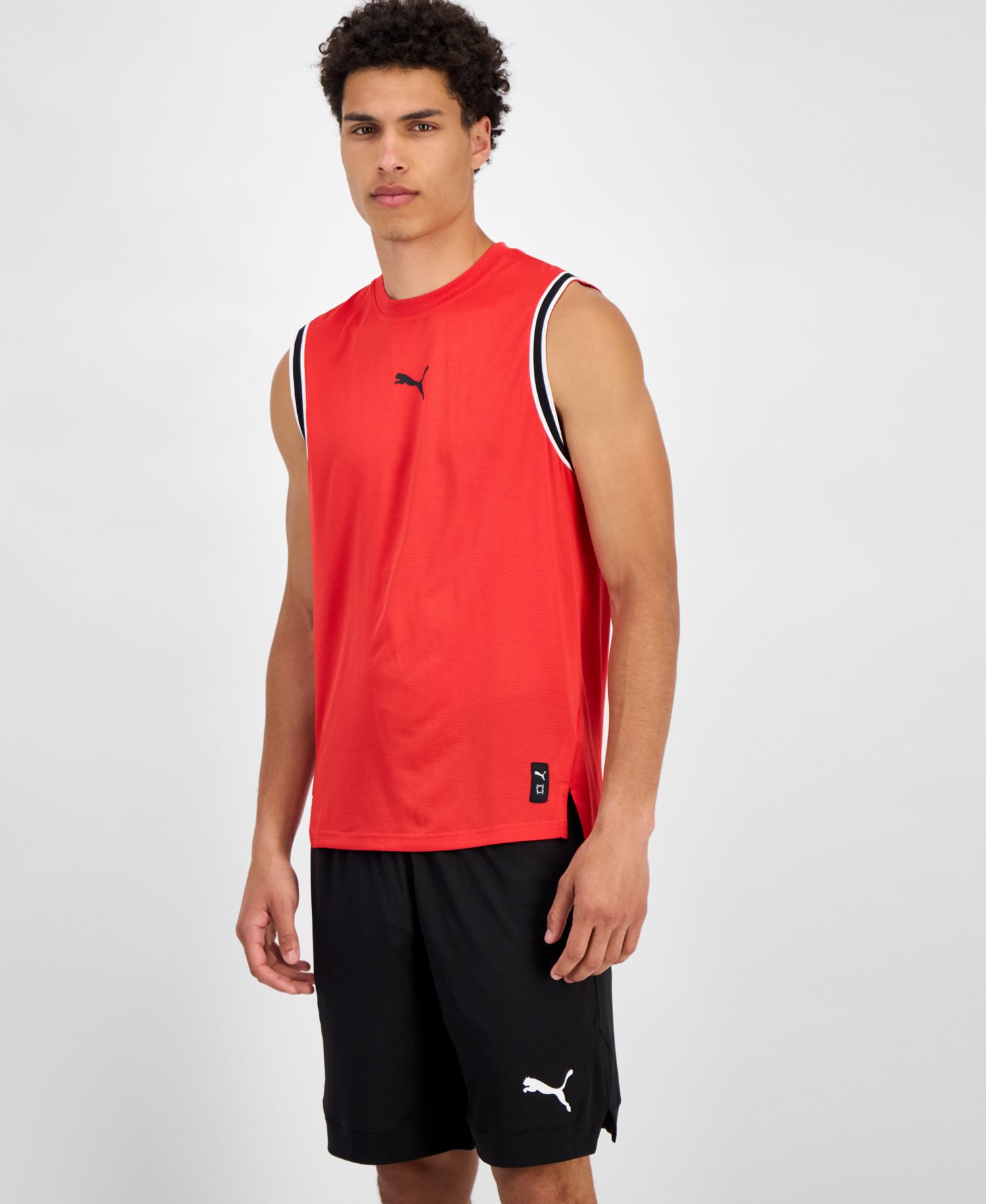 Men's Winning Shot Regular-Fit Mesh Logo Tank Top
