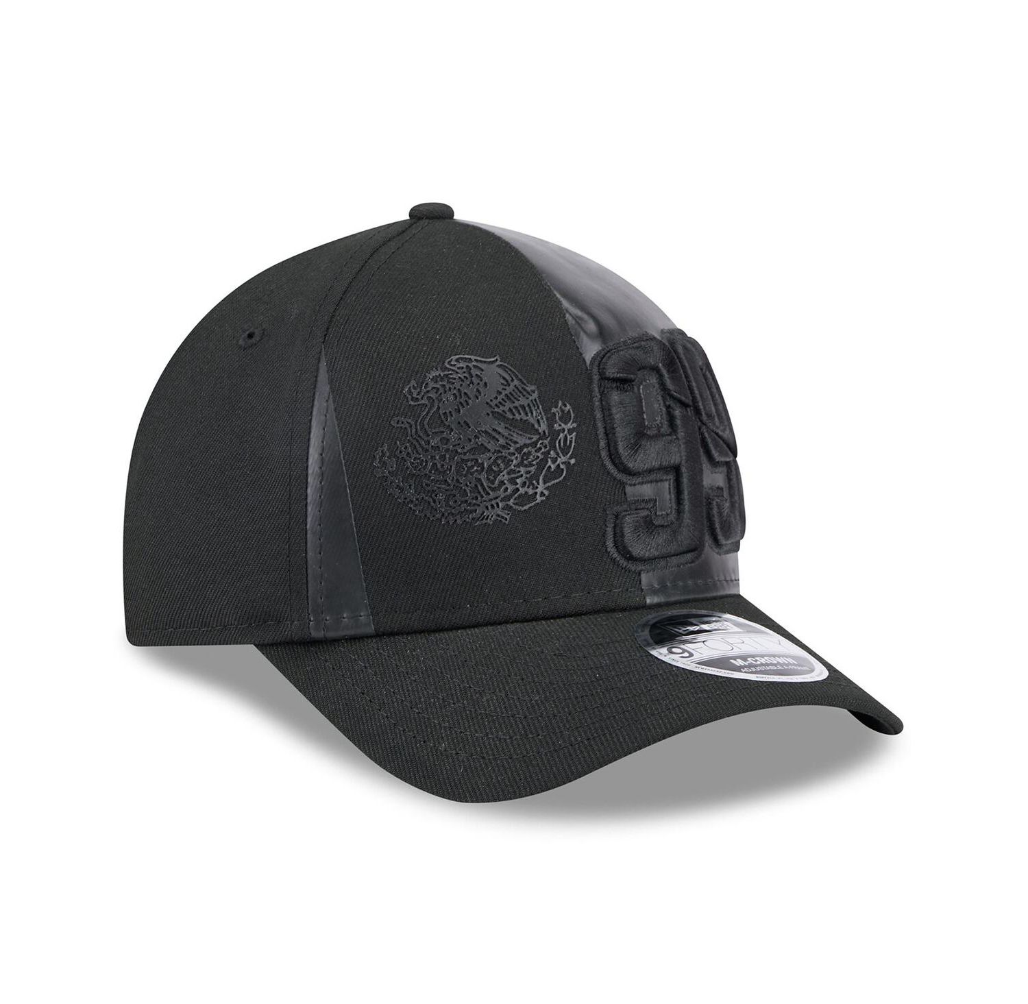 Men's Black Daniel Suarez Mexican Flag 9FORTY M-Crown A-Frame Adjustable Hat