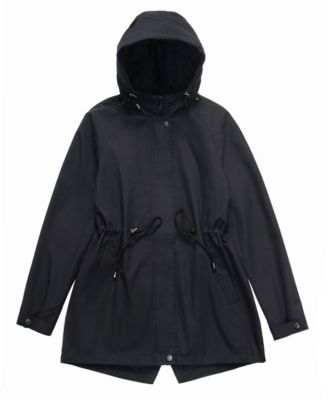 Women's Hooded Anorak Trench Coat