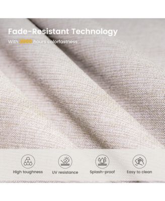 6 Pcs Outdoor Patio Furniture Set,High Back Sofa and Swivel Chairs Set