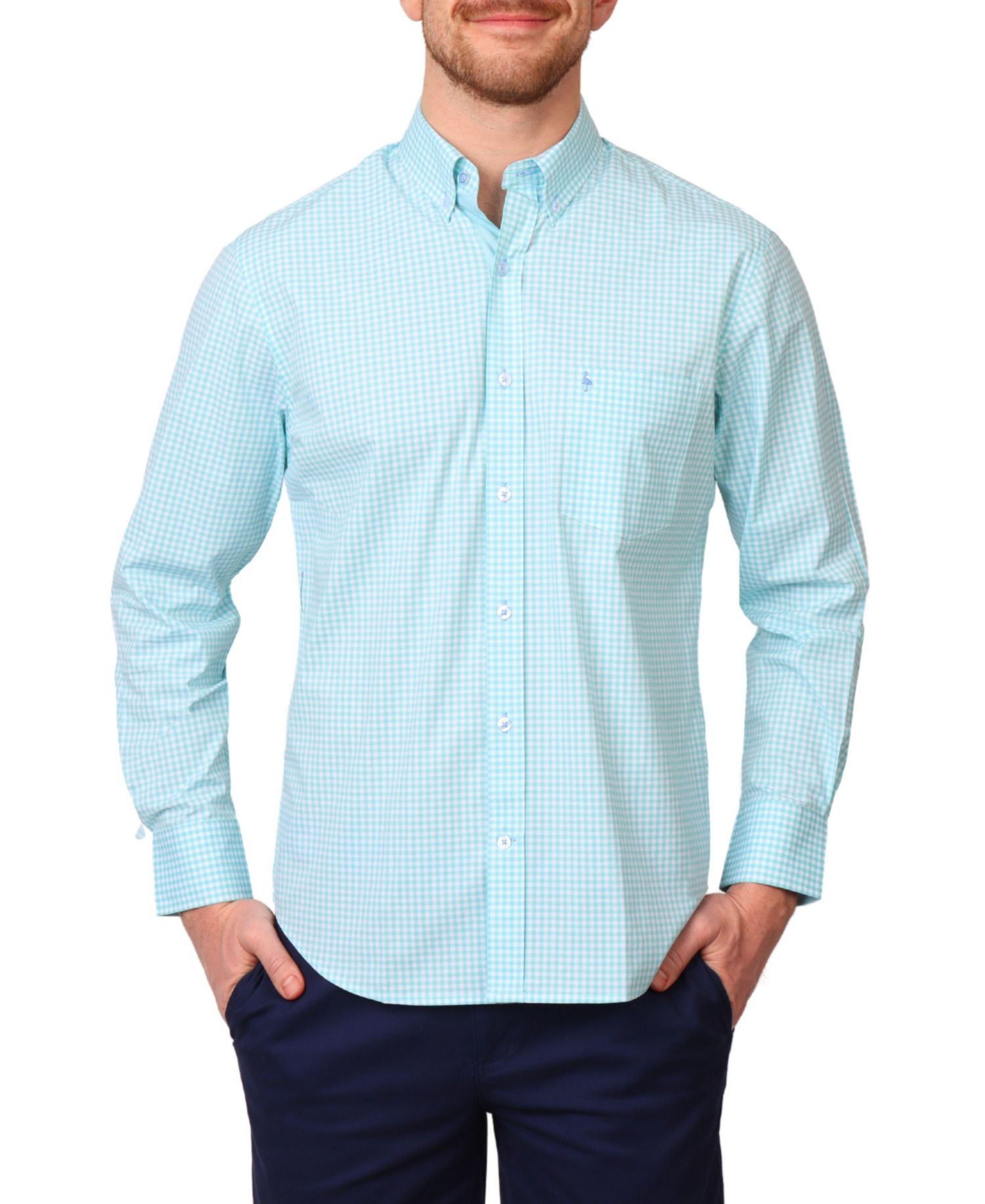 Men's Signature Gingham Long Sleeve Shirt