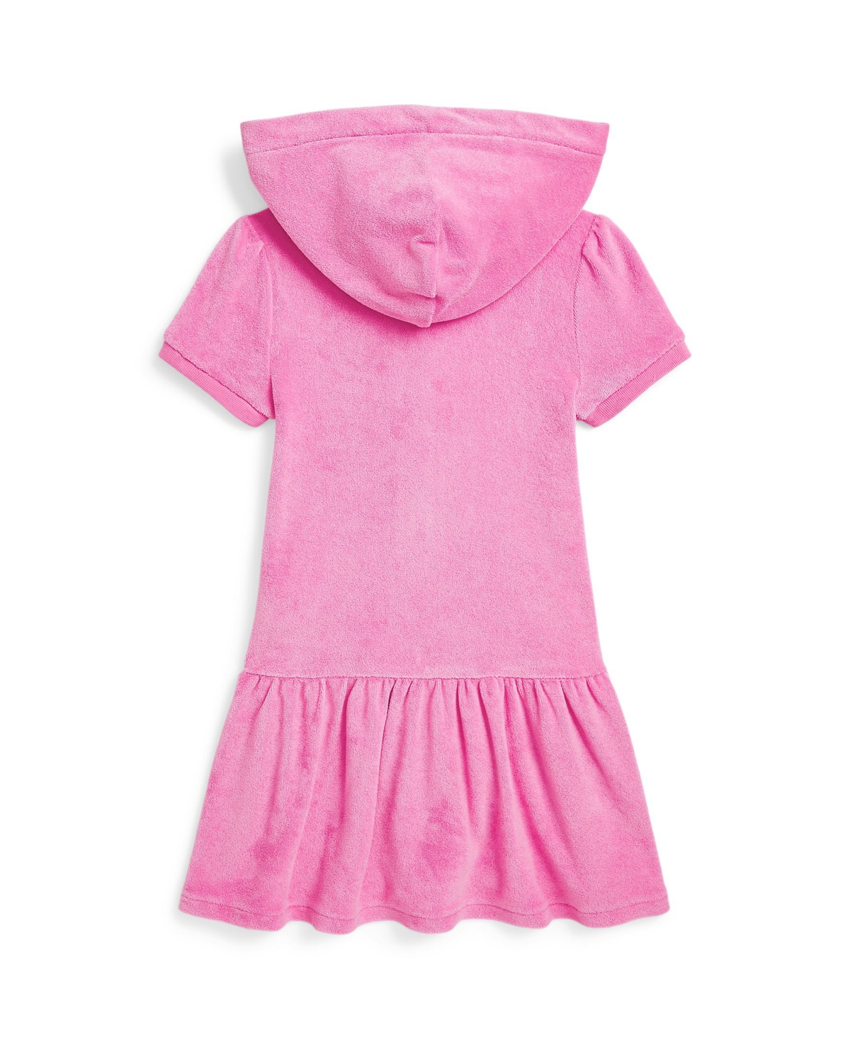 Polo Ralph Lauren Hooded Terry Cover-up In Pink