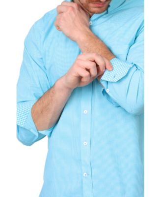 Men's Signature Micro Gingham Long Sleeve Shirt