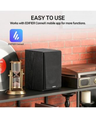 Bluetooth Bookshelf Speakers with MDF Enclosure, Powered Studio Monitors - 24W RMS (Pair)