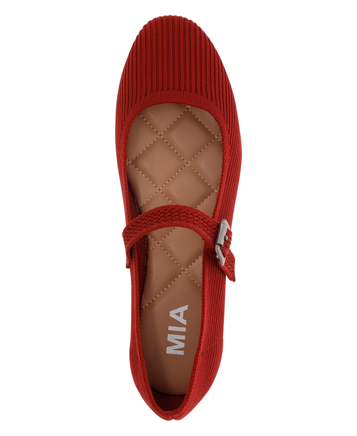 Mia Brita Mary Jane Flat In Red