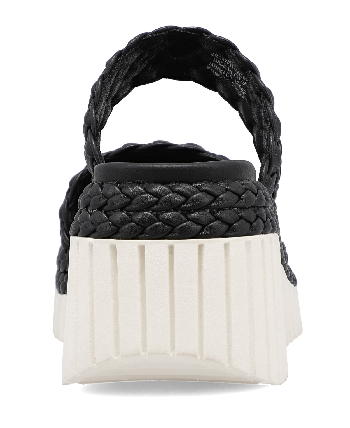 Mia Yoshi Platform Wedge Sandal In Black